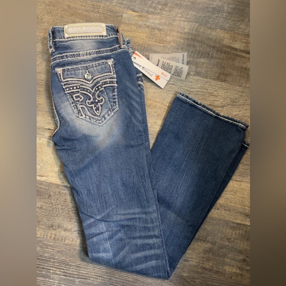Rock and revival boot cut jeans. NWT